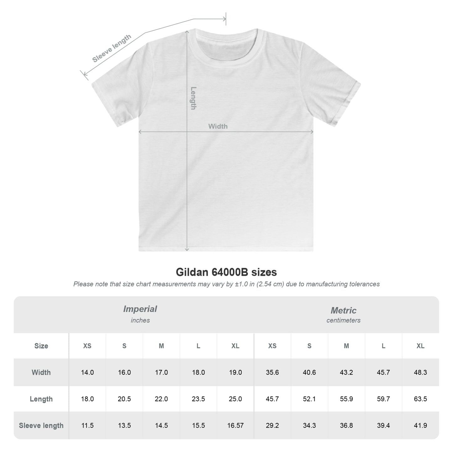 Kids MWGI Tee - Back Included